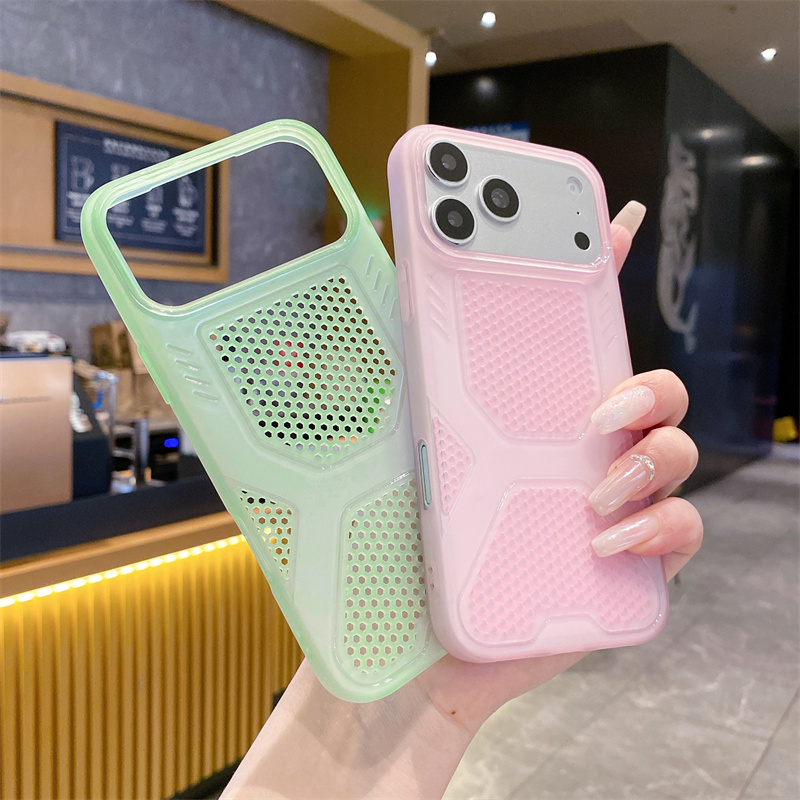 Funda de Teléfono de TPU Suave - Heat Dissipation Mesh Breathable Case reseña y precio