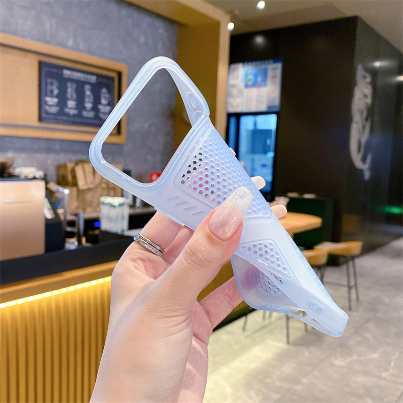 Funda de Teléfono de TPU Suave - Heat Dissipation Mesh Breathable Case reseña y precio