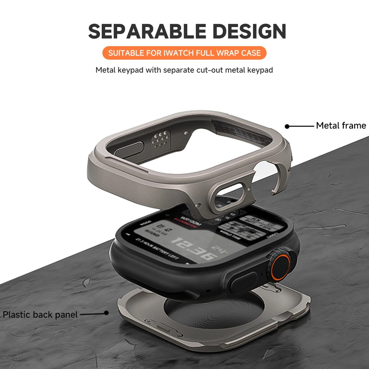 Caja de Metal para Apple Watch - Metal Bumper Aluminum Frame Case reseña y precio