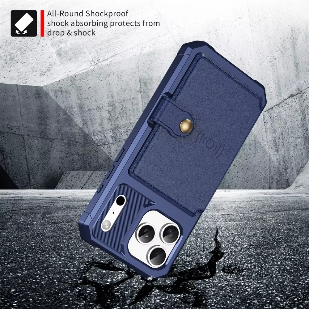 Funda Cartera con Ranuras para - Leather Wallet Card Holder Phone Cover reseña y precio
