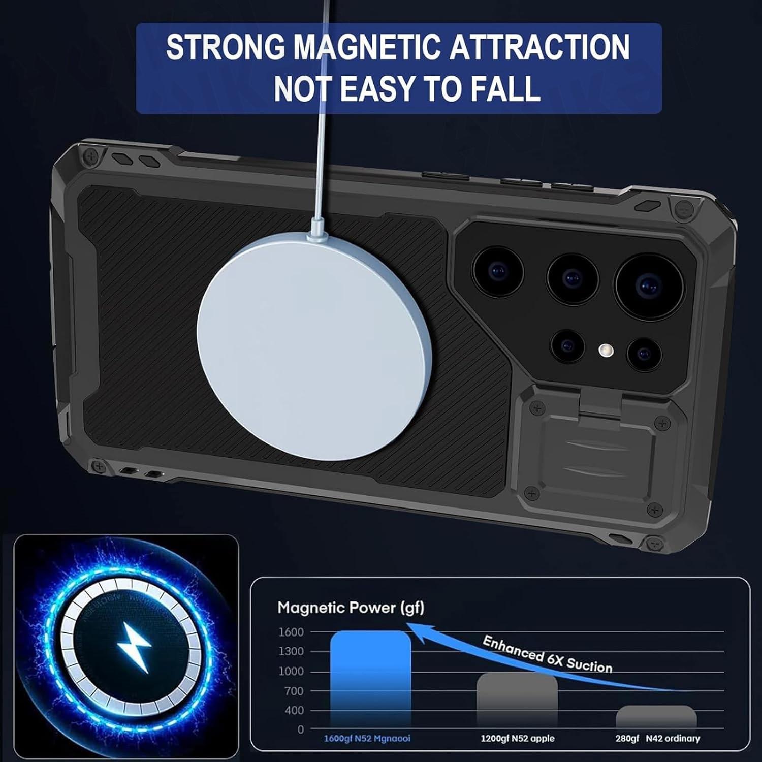 Funda para Samsung Galaxy S24  - Heavy Duty 360 Full Body Protective Case reseña y precio