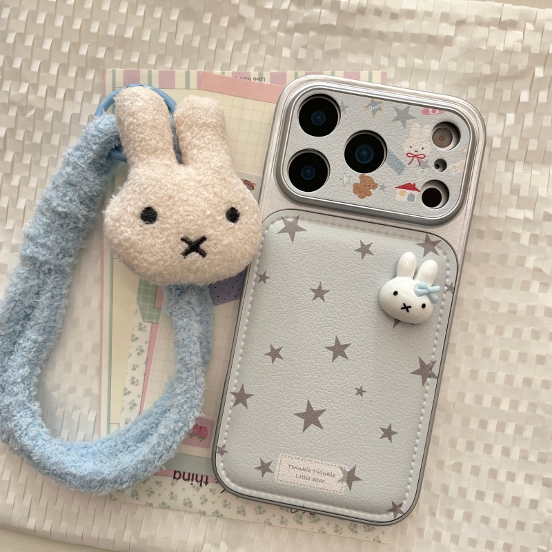 Funda de Teléfono de Cuero 3D  - Cute Cartoon Wrist Strap Silicone Case reseña y precio