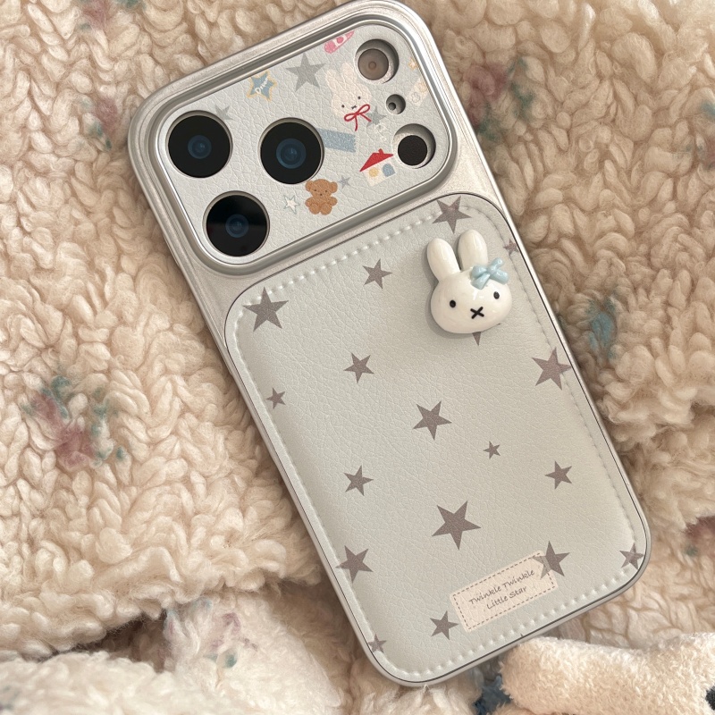 Funda de Teléfono de Cuero 3D  - Cute Cartoon Wrist Strap Silicone Case reseña y precio