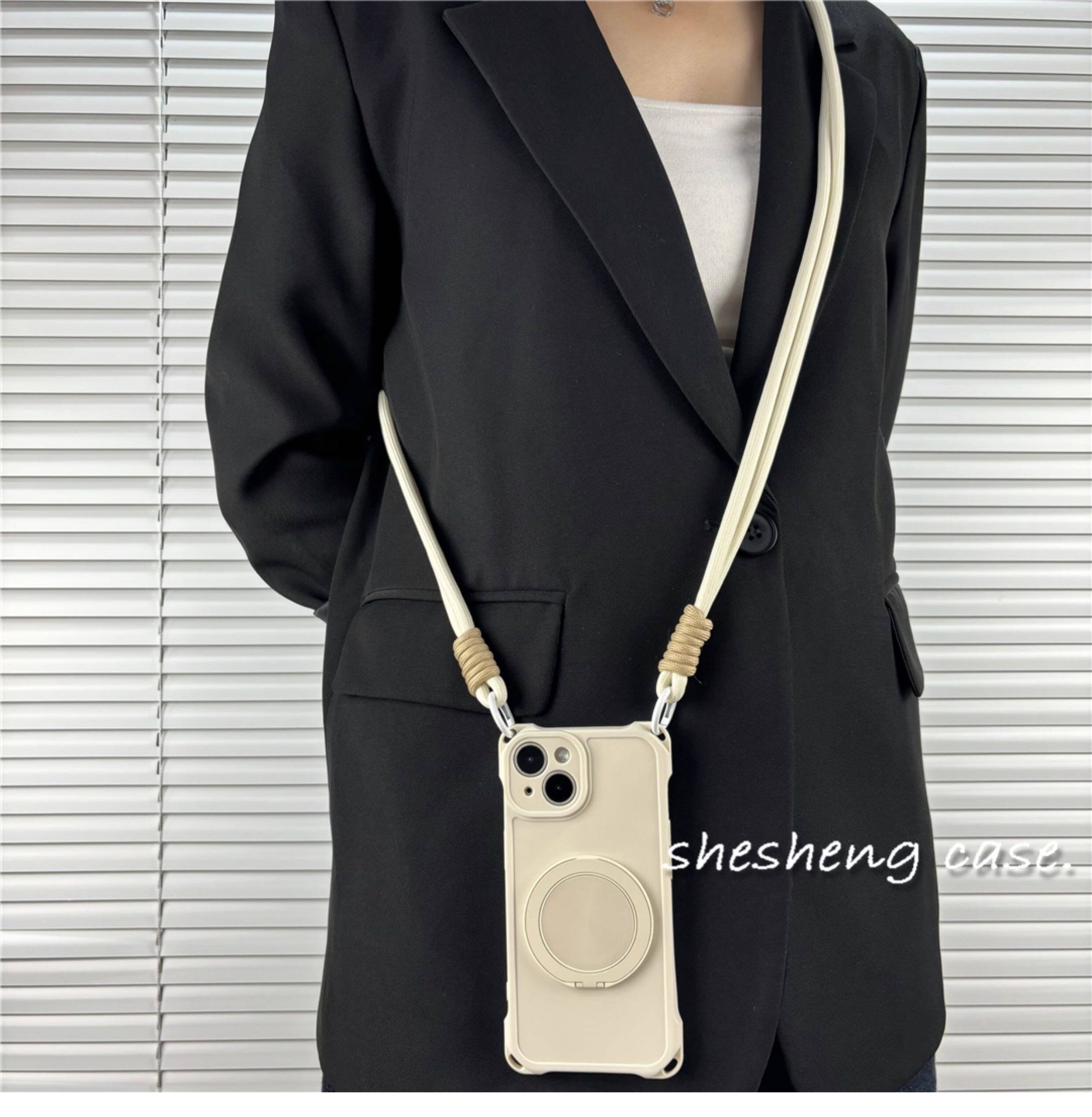 Funda para teléfono con cordón - Crossbody Lanyard Neck Strap Case reseña y precio