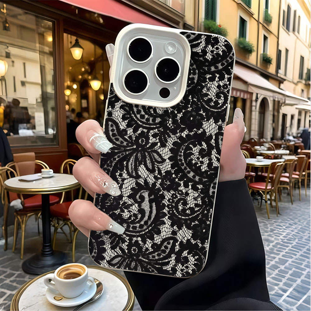 Funda de Teléfono con Diseño F - Vintage Floral Pattern Soft Case reseña y precio
