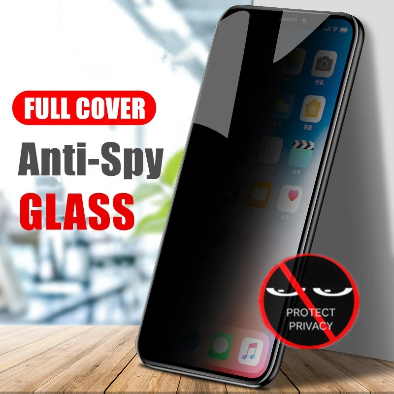 1 unidad de cristal protector  - Anti Spy Privacy Glass Case reseña y precio