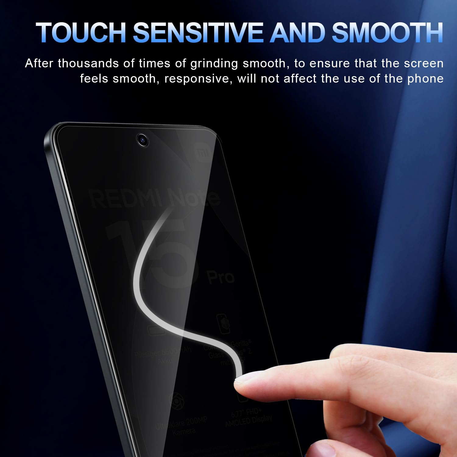 Protector de pantalla antiespí - Anti Spy Privacy Glass Case reseña y precio