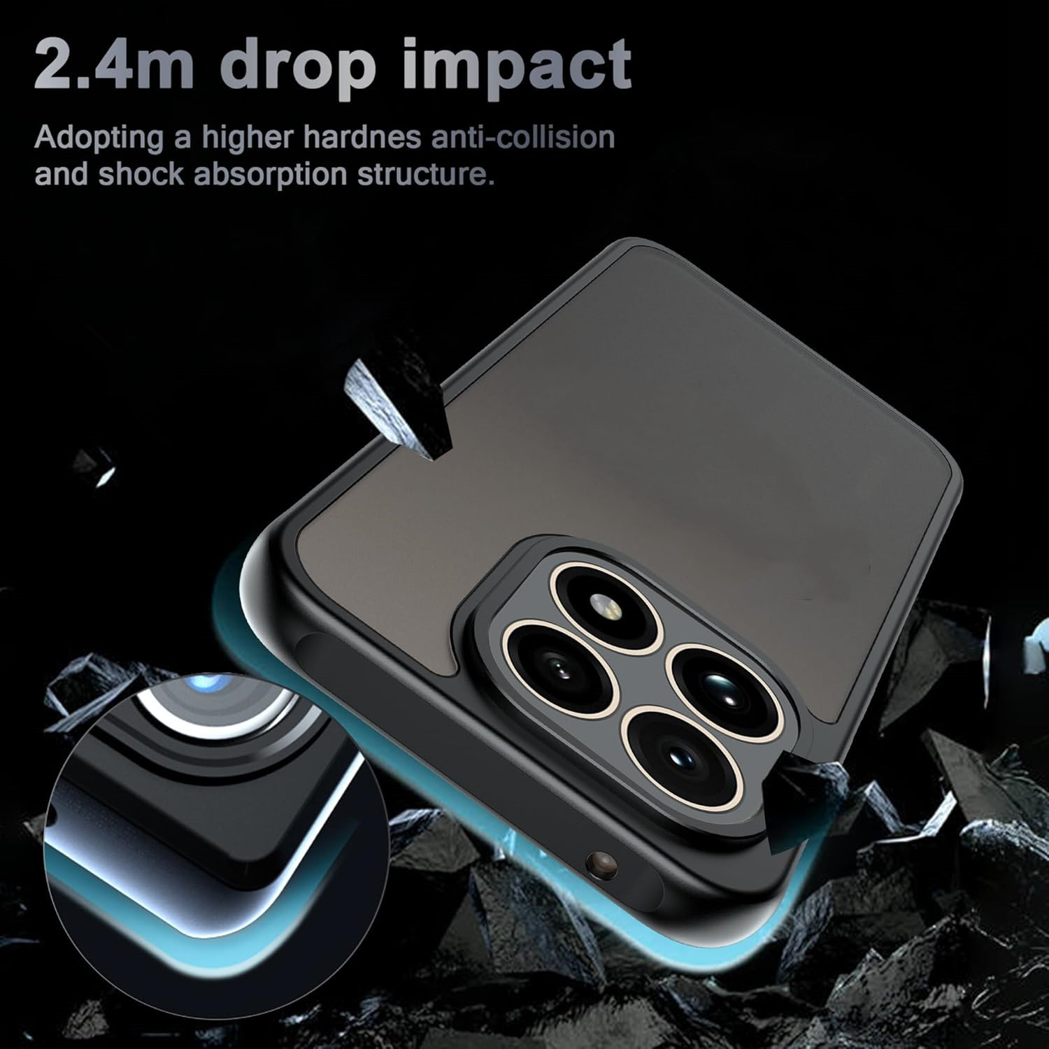 Funda mate esmerilada para Xia - Matte Hard Pc Back Case reseña y precio