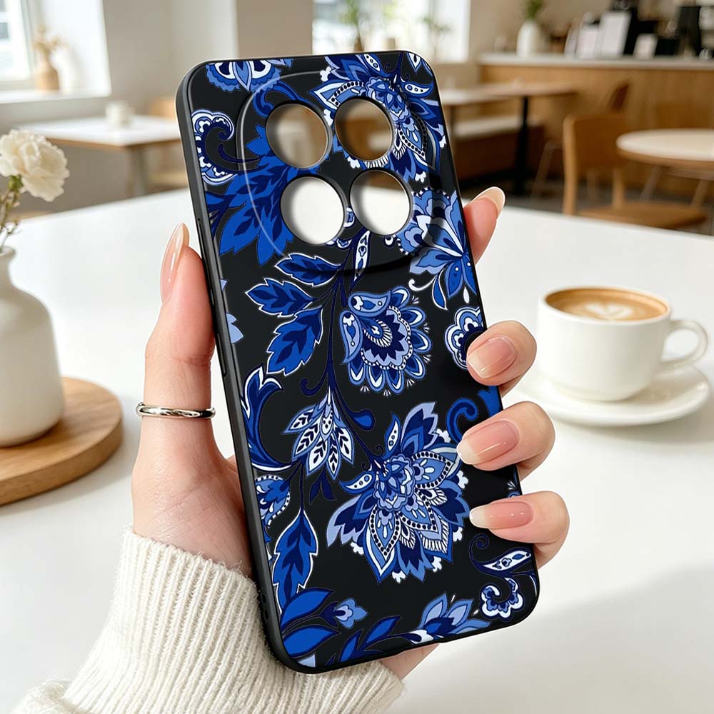 Funda de teléfono con diseño F - Vintage Floral Pattern Soft Case reseña y precio
