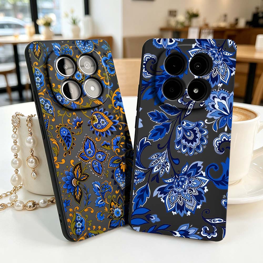 Funda de teléfono con diseño F - Vintage Floral Pattern Soft Case reseña y precio