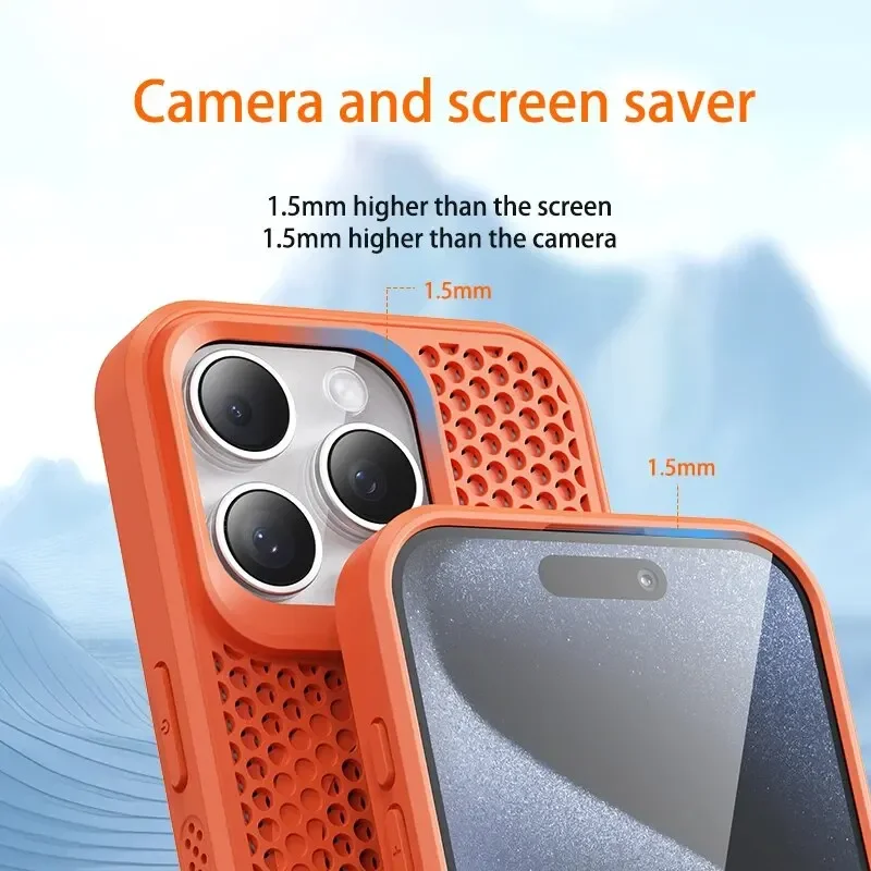 Disipación de calor de refrige - Heat Dissipation Mesh Breathable Case reseña y precio