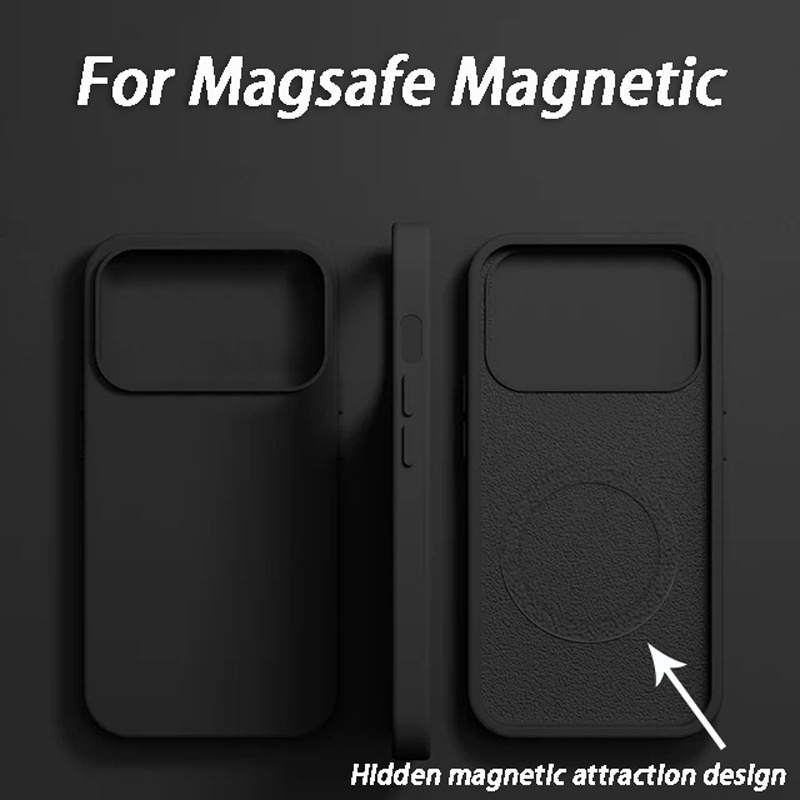 Funda de Lujo con Carga Inalám - Liquid Silicone Magnetic Phone Case reseña y precio