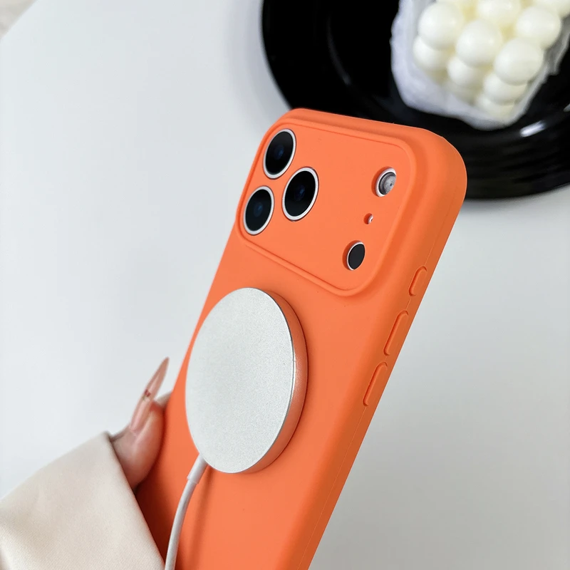 Funda de teléfono de silicona  - Liquid Silicone Magnetic Phone Case reseña y precio