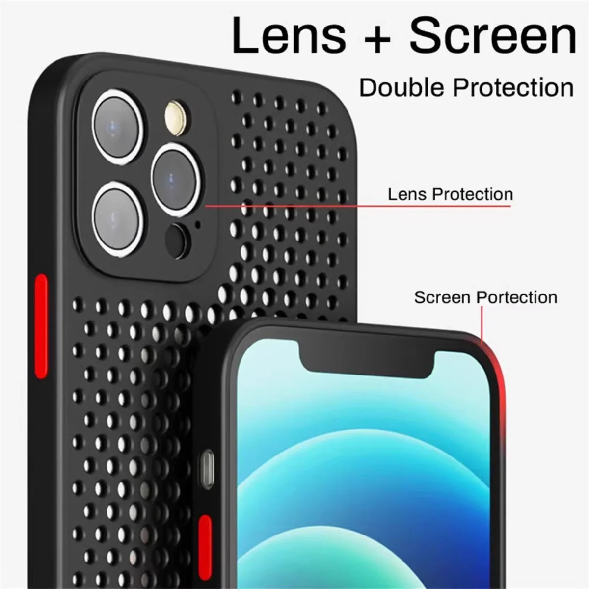 Funda de teléfono con refriger - Heat Dissipation Mesh Breathable Case reseña y precio