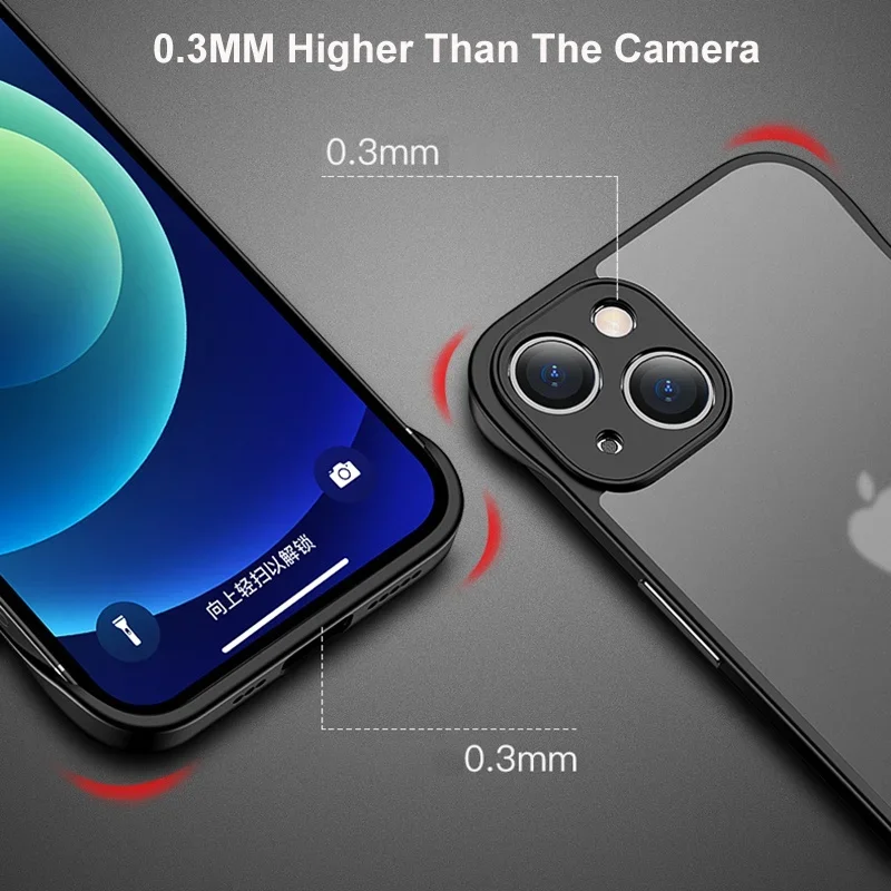 Para Iphone 16 15 14 Pro Max U - Ultra Thin Frameless Phone Cover reseña y precio