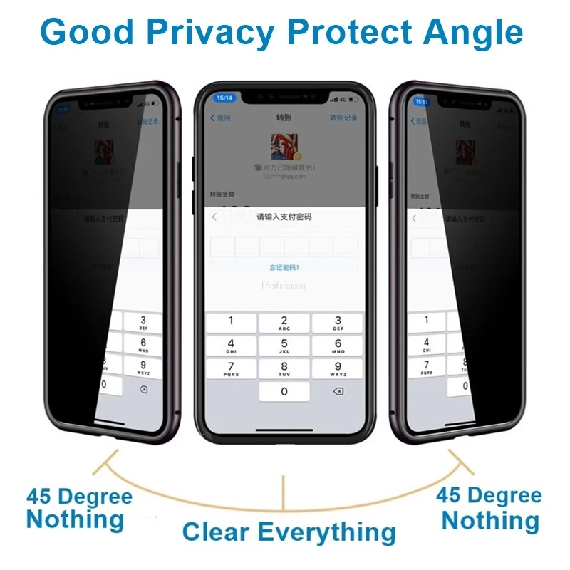 Funda de Metal de privacidad d - Anti Spy Privacy Glass Case reseña y precio