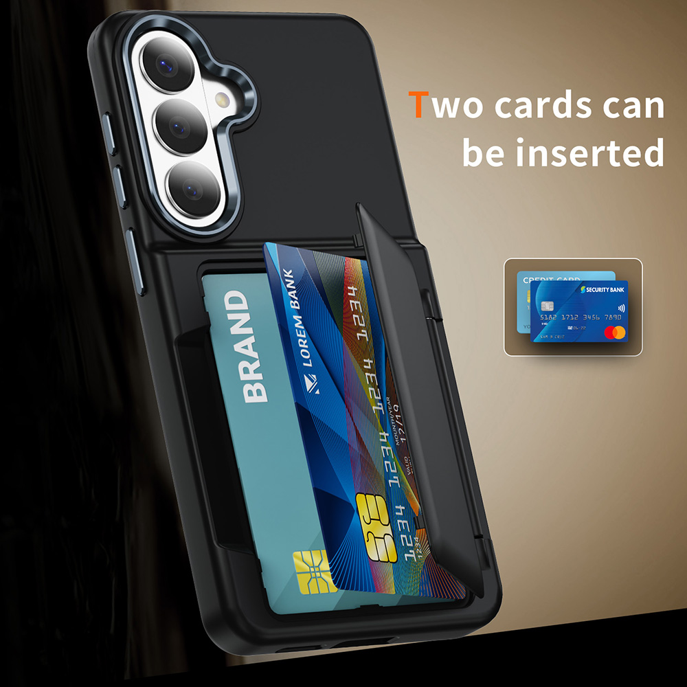 Funda con tarjetero y soporte  - Leather Wallet Card Holder Phone Cover reseña y precio