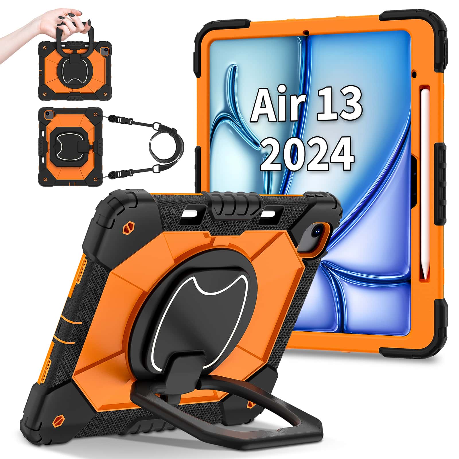 Funda para iPad Pro 13 M5 Air  - Heavy Duty 360 Full Body Protective Case reseña y precio