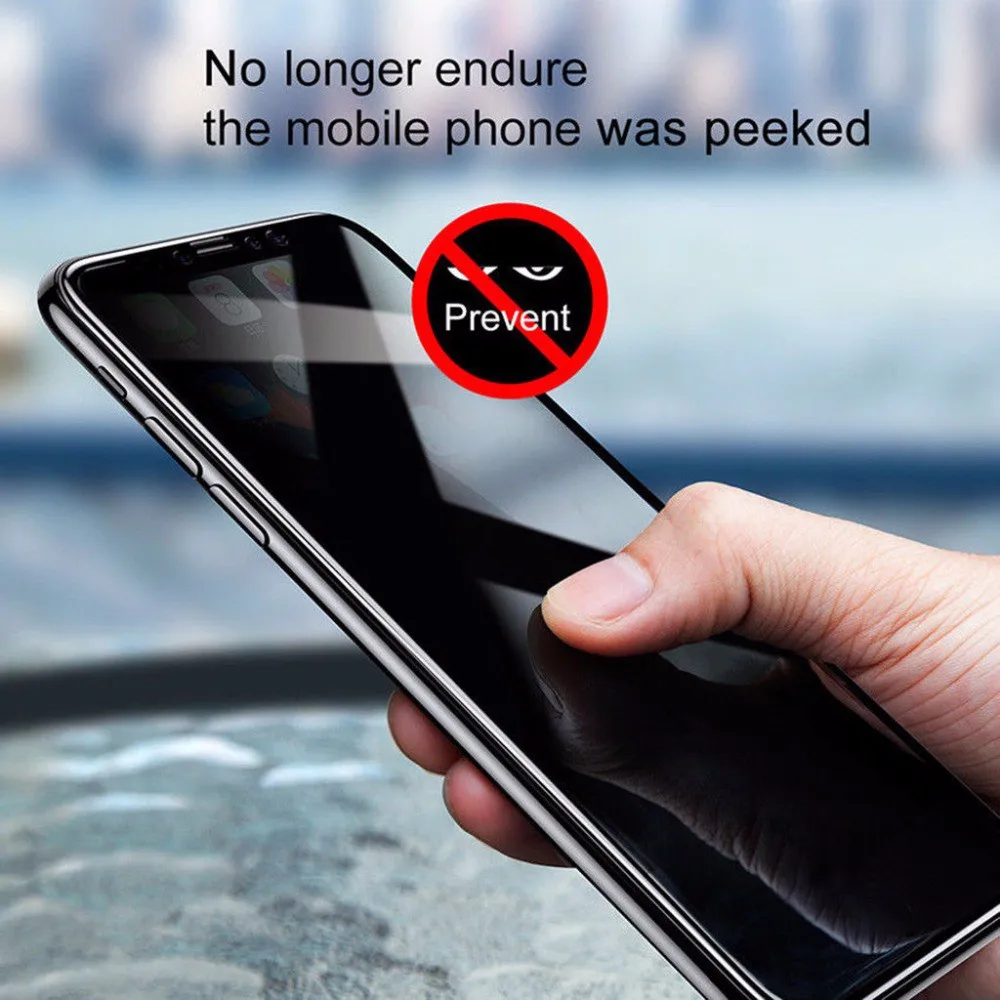 Protector de pantalla de vidri - Anti Spy Privacy Glass Case reseña y precio