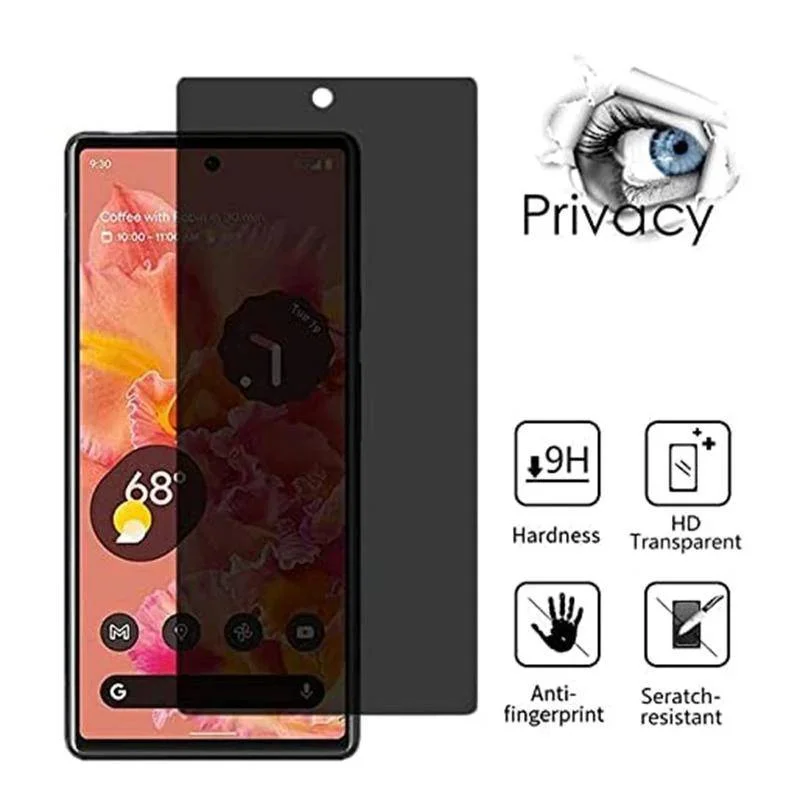 Protector de pantalla de vidri - Anti Spy Privacy Glass Case reseña y precio