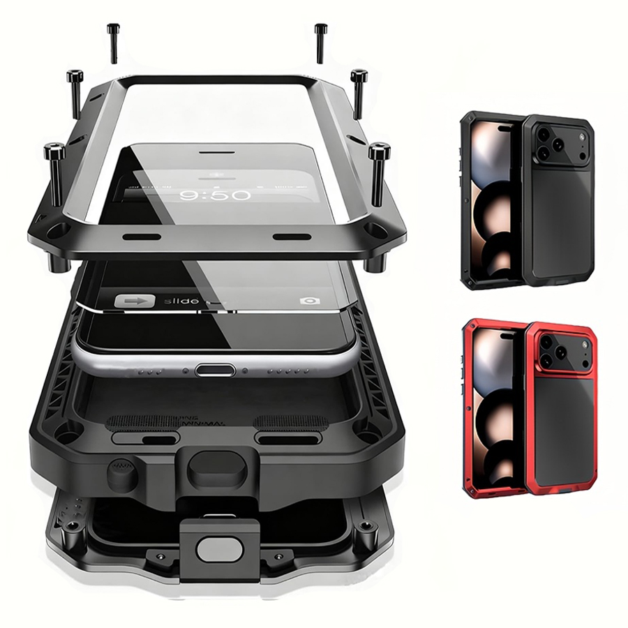 Funda de Teléfono de Metal Res - Heavy Duty 360 Full Body Protective Case reseña y precio