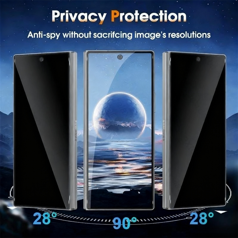 4 Uds vidrio de privacidad par - Anti Spy Privacy Glass Case reseña y precio